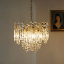 Axyaa Modern Ice Bar & Column Glass Chandelier Set for Home Décor