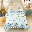 Axyaa Kids Modal Ice Silk Cartoon Summer Quilt - Cold, Comfortable & Printed