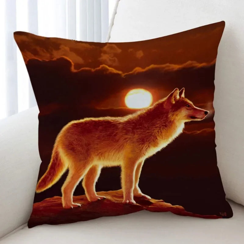 Axyaa Skull Lighthouse Monster Cushion Covers 45x45CM - Cool Art Animals Scary Design