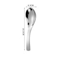 Axyaa 304 Stainless Steel Korean Children Soup Spoon Ice Cream Dessert Fruit Spoons