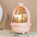 Axyaa 360° Rotate Makeup Organizer Large Cosmetic Storage Box Vanity Organizer