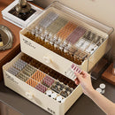 Axyaa Acrylic Essence Ampoule Storage Box for Cosmetics and Skincare Samples