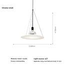 Axyaa Scandinavian UFO Pendant Light for Home Decor and Indoor Lighting