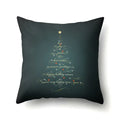 Axyaa Christmas Santa Claus Print Pillow Cover 45X45CM