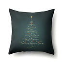 Axyaa Christmas Santa Claus Print Pillow Cover 45X45CM