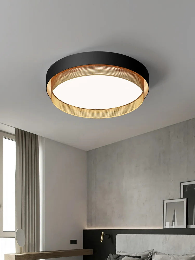 Axyaa Round Room Lamp Set - Modern, Romantic, Warm Lighting for Bedrooms & Study