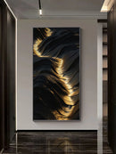 Axyaa LED Lava Art Wall Lamp for Living Room, Dimmable Abstract Hanging Painting