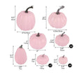 Autumn Pumpkin Set by Axyaa - 16pc Foam Decorative Pumpkins for Thanksgiving, Halloween & Fall