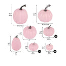 Autumn Pumpkin Set by Axyaa - 16pc Foam Decorative Pumpkins for Thanksgiving, Halloween & Fall