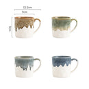 Axyaa Retro Ceramic Teacup Set - Creative Kitchen Tableware for Gifts