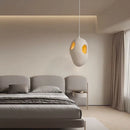 Axyaa Wabi Sabi Beige Porous Pendant Lamp - LED Suspension Chandelier for Home