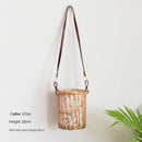 Handwoven Rattan Flower Basket by Axyaa - Versatile Storage & Décor Basket