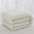 Axyaa High-Gram Jacquard Tafu Fleece Multi-Functional Blanket