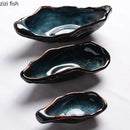 Axya Ceramic Oyster Plate for Elegant Table Decor and Kitchen Storage