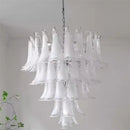 Axyaa Vintage Murano Flower Petal Chandelier for Living Room and Bedroom