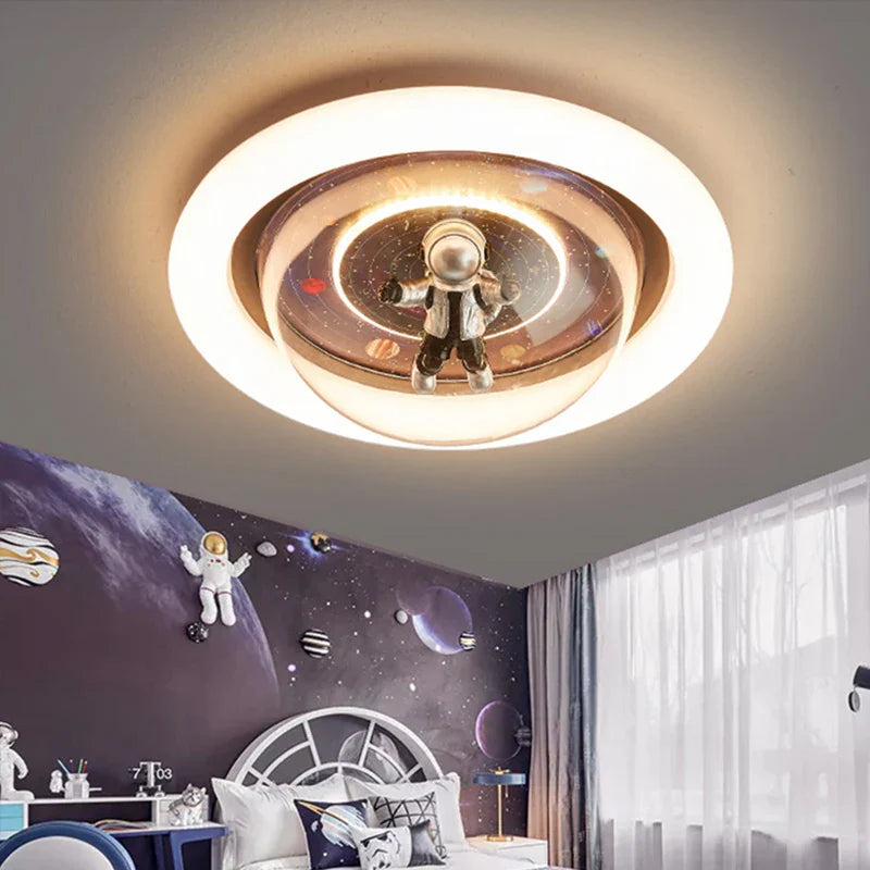 Axyaa Astronaut LED Ceiling Light for Children's Room and Bedroom