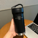 Axyaa Insulated Coffee Thermos Tumbler 420ML Stainless Steel Travel Cup