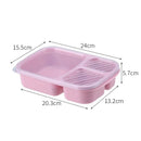 Axyaa Wheat Straw Bento Box with Compartment - Eco-Friendly & Microwave Safe