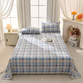 Axyaa Striped Cotton Bed Sheet Set - Breathable & Soft Mat - Thickened & Printed