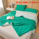 Axyaa Cool Summer Quilt - Single/Double Ice Silk Thin Quilt
