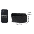 Axyaa Wicker Storage Basket Picnic Laundry Organizer Fruit Seaweed Box