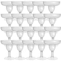 Axyaa 5oz Clear Plastic Wine Glasses – Shatterproof & Recyclable Goblets, Pack of 20