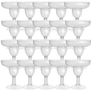Axyaa 5oz Clear Plastic Wine Glasses – Shatterproof & Recyclable Goblets, Pack of 20