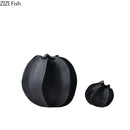 Carambola Ceramic Vase by Axyaa: Creative Plant Pot for Table Decoration and Floral Arrangement