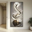 Axyaa Crystal Painting Porcelain LED Wall Lamp for Home Décor