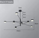 Axyaa LED Minimalist Chandelier Kitchen Island Lamp Living Room Luxury Lighting