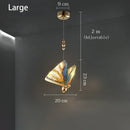 Axyaa Nordic Butterfly Chandelier: Modern Fashion Pendant Lights for Kitchen, Bedside, Stair & Restaurant