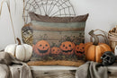 Axyaa Moonlit Woods & Pumpkins Pattern Cushion Cover for Sofa, Bedroom, Car