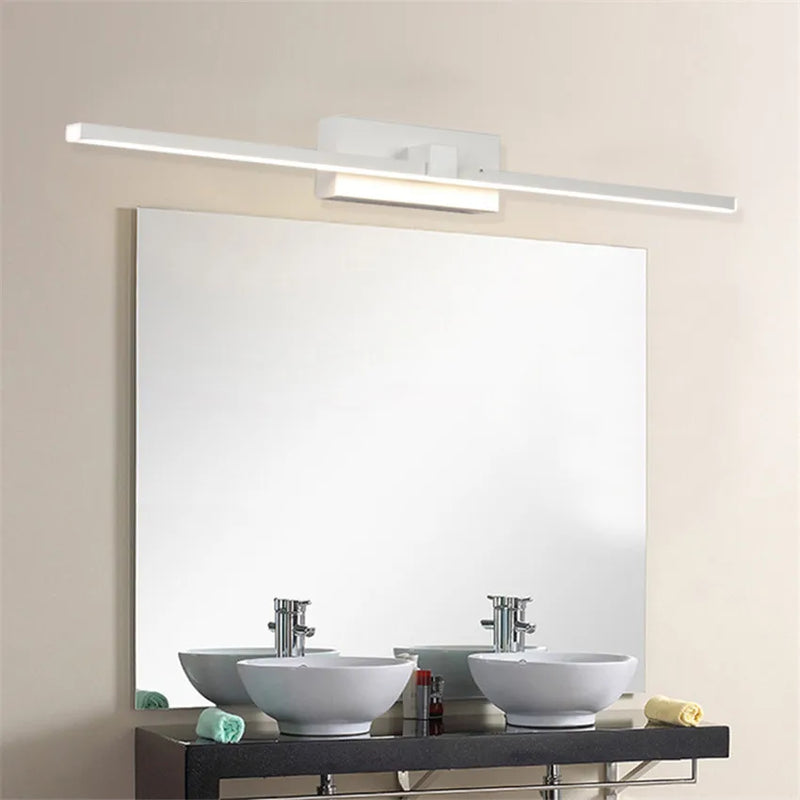 Axyaa Nordic LED Front Mirror Lamp for Modern Bathroom and Makeup Area