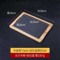 Axyaa Cheese Slate Flat Plate Stone Arrangement Western Dish for Japanese and Korean Cuisine