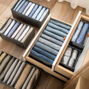 Axyaa Closet Clothes Pants Jeans Drawer Organizer Underwear Socks Storage Box