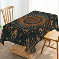 Axyaa Sun Moon Blues Table Runner for Home Kitchen Decor.