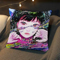Axyaa Anime Pillow Cover by Chisato Tatumi for Sofa Room Decor and Wedding Gift