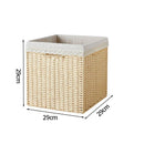 Axyaa Wicker Storage Basket for Picnics, Toys, and Clothes