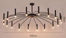 Axyaa Bedroom Chandelier Ceiling Lamp Indoor Lighting for Living Room Decoration