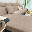 Axyaa Navy Stretch Sofa Covers for Loveseat Large Size - Washable & Fashionable