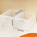 Axyaa Foldable Clothes Organizer Box with Handle for Wardrobe Storage