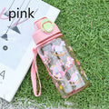 Axyaa Kids Animal Straw Cup - 600ML Plastic Water Bottle