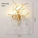 Axyaa Crystal Branch Chandeliers for Living Dining Bedroom - Luxury Ceiling Pendant Lighting