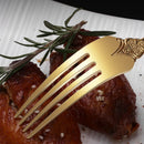 Axyaa Luxury Stainless Steel Western Cutlery Set Dinnerware Tools