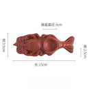 Axyaa Purple Clay Shrimp Plate - Dessert Dim Sum Sushi Serving Molecular Cuisine Tableware