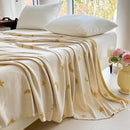 Axyaa Whale Bamboo Throw Blanket, Summer Quilt for Kids & Adults