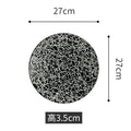 Axyaa Stone Pattern Steak Plate - High-End Ceramic Creative Dessert & Flat Plate for Fine Dining
