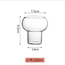 Axyaa Gourd Cocktail Glass Clear Wine Champagne Drinking Cup Bar Home Drinkware