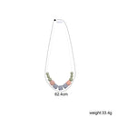 Axya Silicone Teething Beads Necklace for Babies - Food Grade Long Chain