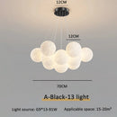 Axyaa Modern Nordic Ball Chandelier Pendant Light for Living Room Office Bedroom